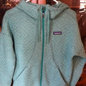 Patagonia Cotton Quilt Hoodie (blue)